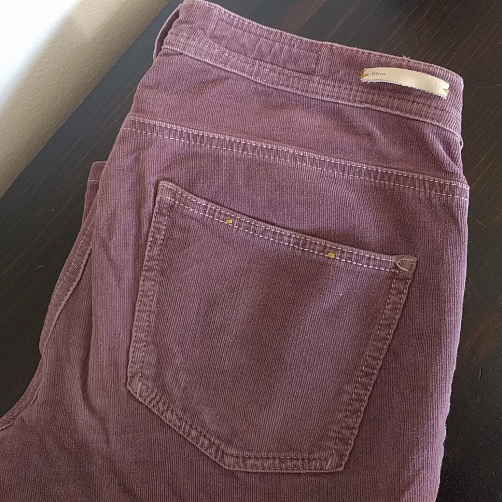 Corduroy leggings by anthropologie